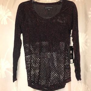 Pretty Deep Red Thin Sweater